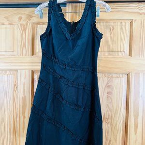 Silk Black Dress - Size 4